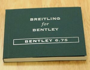 腕時計　ベントレーウォッチマニュアルブックブックレットブライトリングbreitling for bentley 675 watch instruction manual book booklet