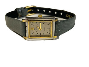 【送料無料】腕時計 ヴィンテージエルギンクォーツゴールドトーンスリムレディースvintage elgin quartz goldtone slim ladies wrist watch 1699m