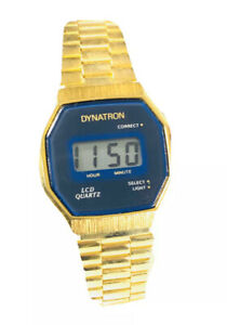 【送料無料】腕時計 ヴィンテージダイナトロンクォーツクロノグラフデジタルvintage dynatron lcd quartz chronograph digital wrist watch1439m