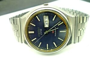【送料無料】腕時計　メンズリコーファインリクアルツカルヴィンテージクォーツウォッチmens 37mm ricoh fine riquartz 9j cal 590 vintage quartz ss adj watch