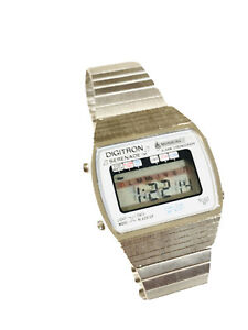 【送料無料】腕時計　ヴィンテージデトロンメロディアラームクロノグラフデジタルvintage digitron melody lcd alarm chronograph digital wrist watch 1295m