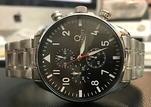 【送料無料】腕時計 クロノグラフquality time flieger herrenuhr chronograph 44 mm gut lesbar qga2028720m