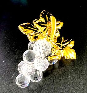 ̵ۥ奨꡼꡼ ˡե֥ꥪåȥꥹ֥֥֡ɥ֥joli swarovski swan 18k gp briolette cristal bouquet de raisins figuratif broche