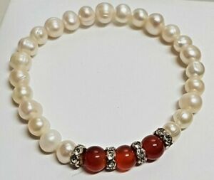 【送料無料】ジュエリー・アクセサリー ヴィンテージエラスティックブレスレットパールズコルナリンブラスクリスタルbracelet elastique vintage perles deau douce cornaline cristaux laiton a150 【送料無料】ジュエリー・アクセサリー ヴィンテージエラスティックブレスレットパールズコルナリンブラスクリスタルbracelet elastique vintage perles deau douce cornaline cristaux laiton a150