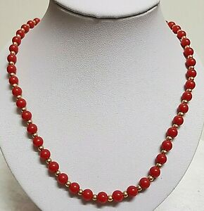 yzWG[EANZT[ Be[WWGlbNXoClp[YWS[fbhsIhbijou vintage collier signe monet perles resine rouge dore depoque l150