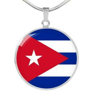 【送料無料】ジュエリー・アクセサリー キューバフラグスチールカラーゴールドcuba drapeau collier acier inoxydable ou 18k or 457559cm