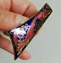 【送料無料】ジュエリー・アクセサリー エナメルブローチケルトクリエイターbroche ancienne emaillee, celtic, createur,