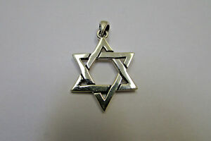 ̵ۥ奨꡼꡼ ӥå䥸㡼ǥӥåɥ󥰥Сlarge star of david sterling silver pendant big jewish judaica charm wo chain