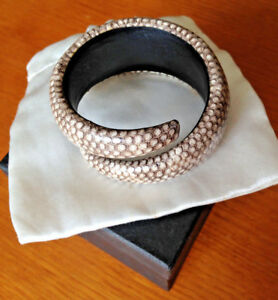 【送料無料】ジュエリー・アクセサリー ブラチャレットインベラペレディコブラbraccialetto in vera pelle di cobra