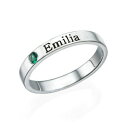 yzWG[EANZT[ JX^l[OXtXL[WG[custom name ring swarovski birthstone engraved jewelry for her