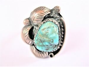 ジュエリー・アクセサリー ターコイズanneau argent veritable avec turquoise, 8,21 g