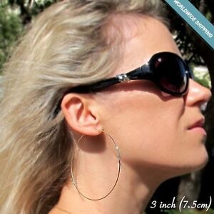 【送料無料】ジュエリー・アクセサリー ゴールドフープイヤリングインチフープファッションジュエリーラージイヤリングlightweight gold hoop earrings 3 inch hoops fashion jewelry large earrings