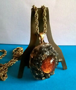 【送料無料】ジュエリー・アクセサリー ゴールドメッキアートサインチェイントーザードヴィンテージネックレスエモーvintage collier pendentif email emaux dart signe chaine torsade en plaque or