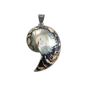 【送料無料】ジュエリー・アクセサリー シェルシルバーペンダントpendentif argent massif avec coque ap1015shtgr
