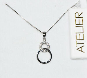楽天hokushin【送料無料】ジュエリー・アクセサリー ジルコンブランブリラントシルバーワークショップネックレスcollier femme atelier en argent 925 avec zircon blanc brillant al07