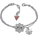 【送料無料】ジュエリー アクセサリー ブレスレットスチールフラワースパンコールオリジナルファッションシックguess bracelet femme ubb21332 acier fleur paillettes mode original nouveau chic