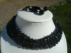 【送料無料】ジュエリー・アクセサリー ガラスパテジャンパーイヤリングアンティークバッチbeau lot de bijoux anciens en pate de verresautoirboucles doreilles