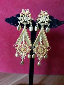 【送料無料】ジュエリー・アクセサリー ゴールデンシルバーウィードリングboucles doureilles en argent doree(4)