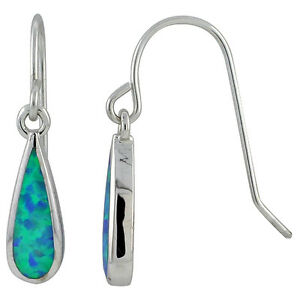 【送料無料】ジュエリー・アクセサリー シルバースターリングオパールティアドロップペンダントイヤリングargent sterling opale larme goutte pendants boucles doreilles