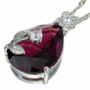 collier chaine pendentif swarovskiR elements top qualite violet amethysteスワロフスキーペンダントチェーンネックレスRエレメンツトップアメジストパープル※注意※NYから...