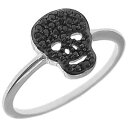 【送料無料】ジュエリー・アクセサリー アルジャンロディエブラックジルコニウムサイズbague tete de mort en argent 925 rhodie et zirconium noirs taille 52 dispo(4)
