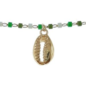 【送料無料】ジュエリー・アクセサリー アンクルブレスレットシェルメッキゴールドミユキパールbracelet de cheville coquillage plaque or et perles miyuki longueur 25cm 【送料無料】ジュエリー・アクセサリー アンクルブレスレットシェルメッキゴールドミユキパールbracelet de cheville coquillage plaque or et perles miyuki longueur 25cm