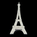 【送料無料】ジュエリー・アクセサリー グランドエッフェルクリスタルスワロフスキーパリフランスブローチgrand tour eiffel ~ avec cristal swarovski paris france souvenir broche