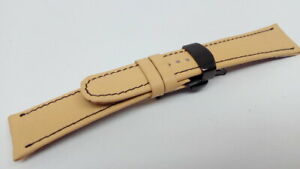 【送料無料】ジュエリー・アクセサリー ブラックバックルストラップbracelet montre disponible de 18mm a 24mm avec boucle deployante noir