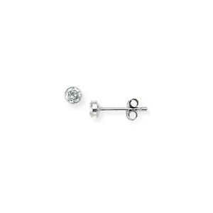 【送料無料】ジュエリー・アクセサリー ジュエルコロンドンホワイトジルコーネキュービクロンイヤリングjewelco london 9ct or blanc zircone cubique rond chaton boucles doreilles 3mm