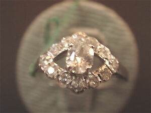 【送料無料】ジュエリー・アクセサリー ヴィンテージシルバーキュービックジルコニウムbague vintage 1970 argent et cubic zirconium neuf t54