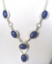 yzWG[EANZT[ Vo[lbNXp`J{VsXAYmagnifique collier en argent poincon 925 cabochons bleus lapis azuli bijou 415