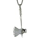 yzWG[EANZT[ Vo[X^[Og}z[Ny_gubNC`C^A`F[{bNXargent sterling tomahawk 3d pendentif breloque, 18 italien boite chaine