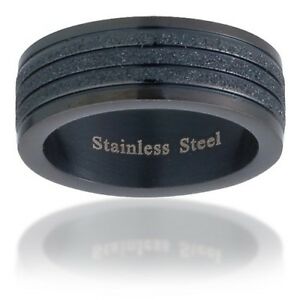 ̵ۥ奨꡼꡼ ƥ쥹ѡanneau pour femmes en acier inox noir p...