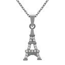 【送料無料】ジュエリー・アクセサリー ジルコニウムエッフェルペンダントチェーンlot pendentif tour eiffel en argent et zirconium chaine longueur au choix