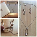 【送料無料】ジュエリー アクセサリー プロモネックレスシルバーイヤリングpromo parure misaki collier boucles doreilles argent perles neuve authentique