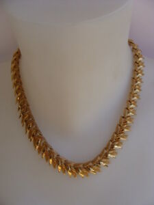 ̵ۥ奨꡼꡼ åͥå쥹tres beau ancien collier en plaque or