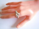 【送料無料】ジュエリー・アクセサリー ベルククリスタレンマッシブスターリングシルバーモダニズムリングmassif 925 sterling argent moderniste bague avec 3 bergkristallen 11,3 g gr 57(4)