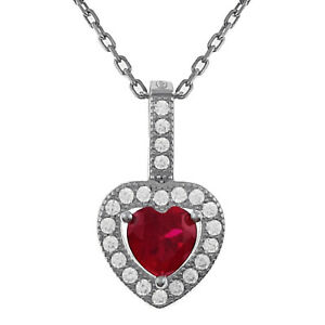 ジュエリー・アクセサリー シルバーラブハートネックレスロディエジルコニウムチョイスcollier coeur amour en argent 925 rhodie amp; zirconium longueur au choix femme