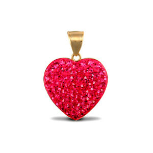 【送料無料】ジュエリー・アクセサリー ジュエルコロンドンホットゴールドクリスタルローズラブペンダントブレロックjewelco london 9ct or chaud cristal rose amour pendentif breloque