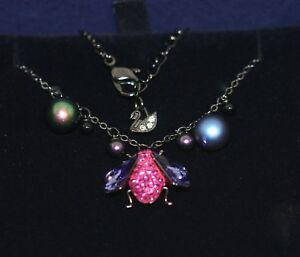 ̵ۥ奨꡼꡼ եꥸʥͥå쥹ѥʥswarovski original collier magnetized motif insectes 36cm 5446397 neuf