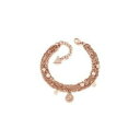 【送料無料】ジュエリー・アクセサリー ブレスレットゴールドゴールドゴールドローズスワロフスキースチールbracelet femme guess ubb20101 acier inoxydable gold rose swarovski