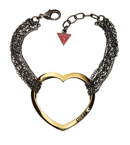 【送料無料】ジュエリー・アクセサリー チェーンブレスレットゴールドメッキメインチェーンguess bracelet chaine chaine de main ubb81007 plaque or