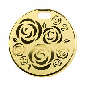 【送料無料】ジュエリー・アクセサリー エルンストデザインペンダントポリメッキernstes design pendentif an349 fleur acier inoxydable poli or jaune plaque