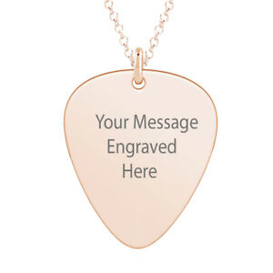 【送料無料】ジュエリー・アクセサリー パーソナライズギタープレクトルコリアーローズメッキジュエリーpersonnalise guitare choisissez plectre collier rose plaque bijoux birthday gift(4)