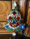 【送料無料】ジュエリー・アクセサリー ヴィンテージクリスマスツリーブローチrare vintage christmas tree brooch signed otc