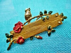 ジュエリー・アクセサリー オールドバードライトンブロブロアールヌーボーフランスブローチbroche ancienne oiseau laiton art nouveau france antique brooch oiseau brass ar