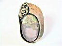 【送料無料】ジュエリー・アクセサリー シルバーリングアゲートbague en argent 875 avec agate, 15,34 g