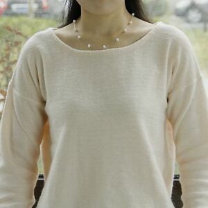 【送料無料】ジュエリー・アクセサリー ゴールドシルバーホワイトファインカラーマッシブクラスcollier fin perle blanche de culture deau douce argent massive 925 class tz6