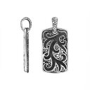 yzWG[EANZT[ Vo[X^[O{[fUCy_gEBYjVo[argent sterling beau design pendentif avec uni argent ap9037s