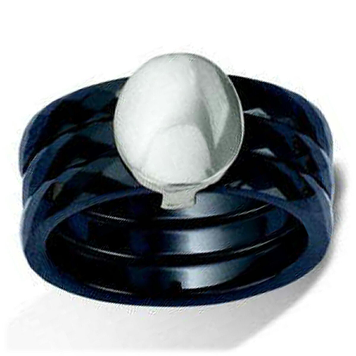 ̵ۥ奨꡼꡼ ץ⡼󥷥С󥰥֥åСߥåǥpromo 35, bague argent choregraphie noir ceramique argente rhodie 11 mm
